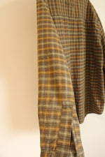 Woolrich Green Plaid Button Down Shirt | XL