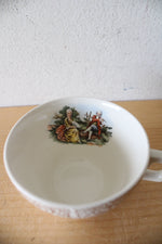 American Limoges Gold Trim Colonial Couple Teacup