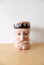 Vintage Engle Studios Tan King Ceramic Mug Stein