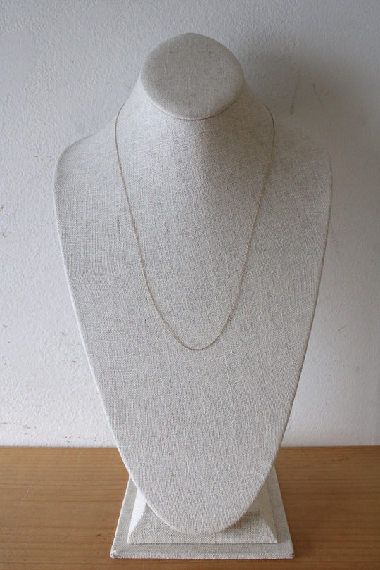 14K Yellow Gold Dainty 22" Chain Necklace