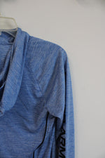 Under Armour Heather Blue Velocity Workmark Hoodie | M