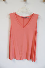 LaunGy By Giuliana Coral Pink Soft Tank | M