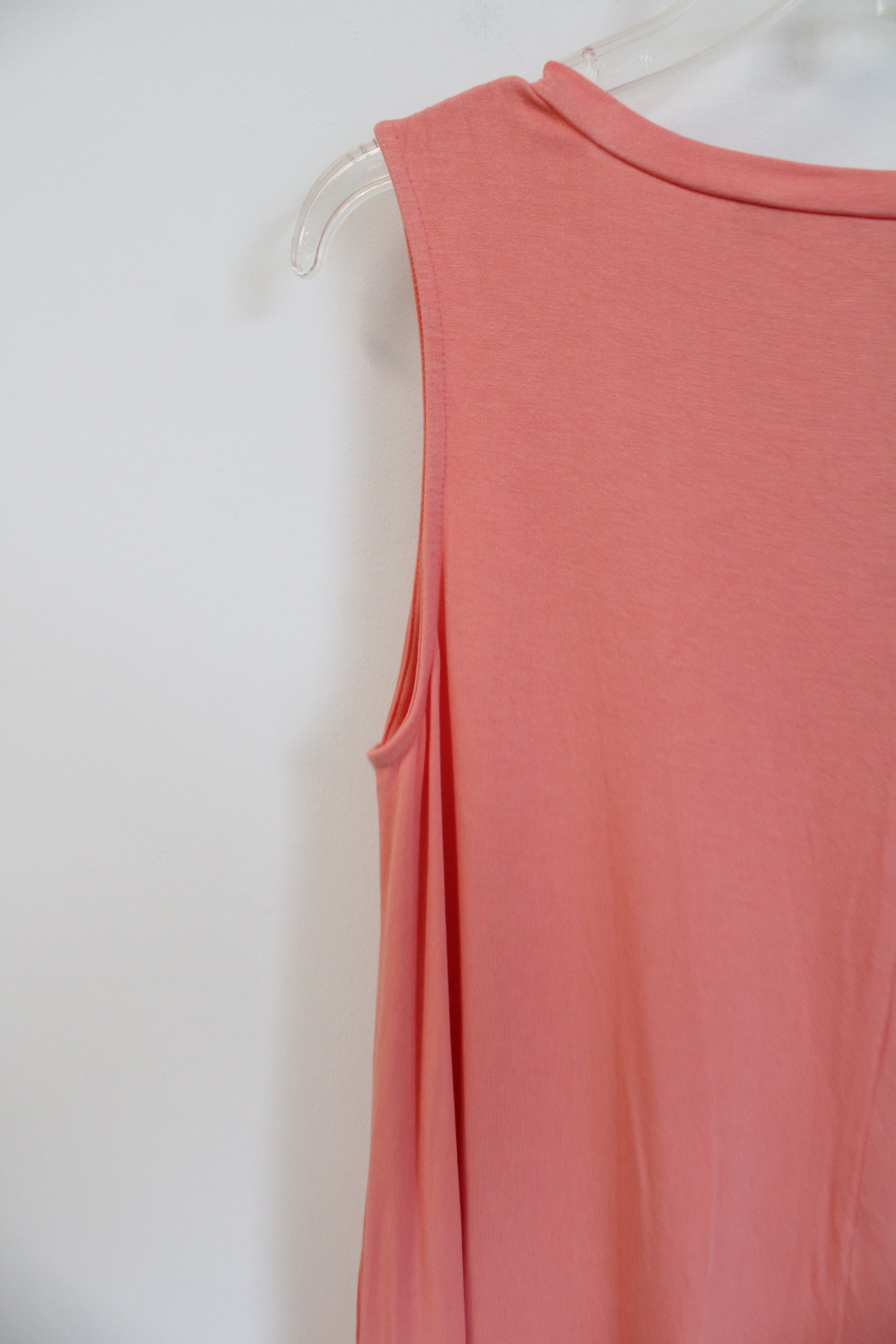 LaunGy By Giuliana Coral Pink Soft Tank | M