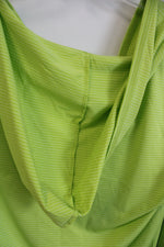 Soybu Green Striped Long Sleeved Shirt With Hood | L
