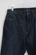Gap Relaxed Dark Wash Jeans | 32X32