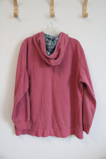 Dickies Pink 1/4 Zip Hoodie | 2XL