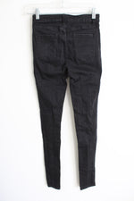 Lolo Black Distressed Skinny Jeans | 1
