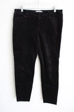 Old Navy Black Velvet Pixie Pant | 12 Petite