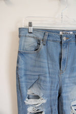 Wax Jean Distressed Light Wash Jeans | 11/30