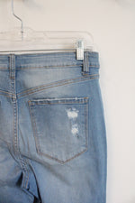 Wax Jean Distressed Light Wash Jeans | 11/30