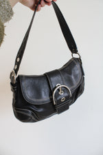 Coach Black Leather Y2K Soho Shoulder Bag