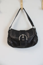 Coach Black Leather Y2K Soho Shoulder Bag