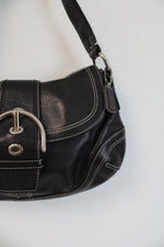 Coach Black Leather Y2K Soho Shoulder Bag