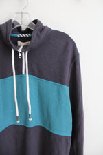 NEW 1901 Gray & Blue 1/4 Zip Sweatshirt | XL