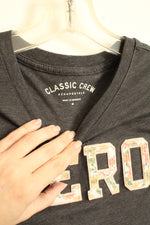 Aeropostale Gray with Floral Patch Logo | M