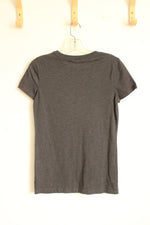 Aeropostale Gray with Floral Patch Logo | M