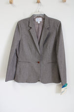 NEW Levi's Bendover Gray Brown Striped Vintage Blazer | 14