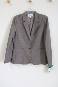 NEW Levi's Bendover Gray Brown Striped Vintage Blazer | 14