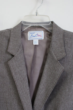 NEW Levi's Bendover Gray Brown Striped Vintage Blazer | 14