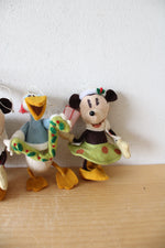 Vintage Disney 75th Christmas Seasons Greetings Felt Ornaments