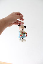 Vintage Disney 75th Christmas Seasons Greetings Felt Ornaments