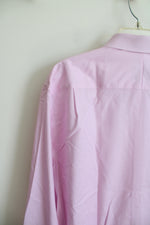 NEW Jos. A. Bank Comfort Stretch Tailored Fit Pink & White Button Down Shirt | 17/35