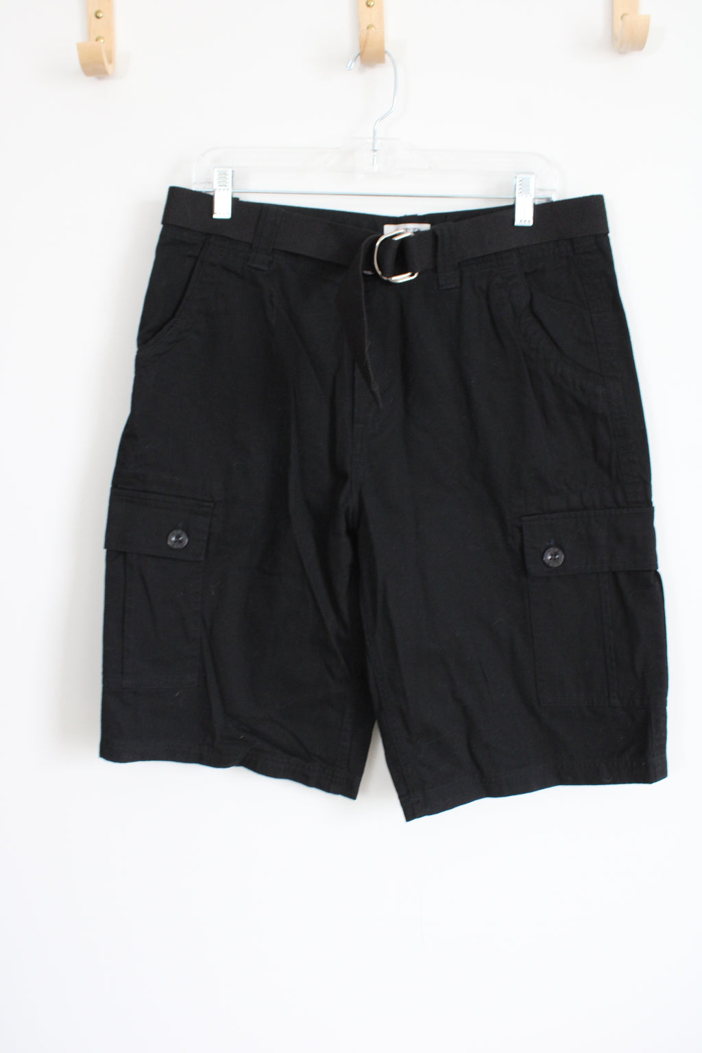 One Tough Brand Black Cargo Shorts | 32