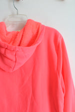 Bobbie Brooks Neon Pink Love Sherpa Lined Jacket