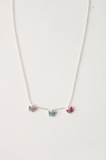 Butterfly Sterling Silver Girl's Necklace