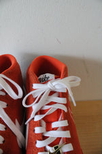 Nike Blazer Mid 77 Orange Suede High Top Sneakers | Size 12