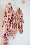 Rewind Pink Floral Off-The-Shoulder Blouse | XS