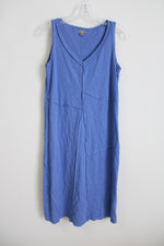 J.Jill Blue Stitched Dress | XS