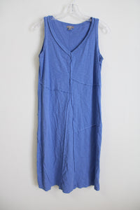 J.Jill Blue Stitched Dress | XS