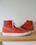 Nike Blazer Mid 77 Orange Suede High Top Sneakers | Size 12