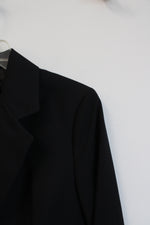 Kasper Black Long Sleeve Double Button Blazer| 8