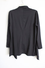 Lands' End Black Cardigan | M Petite