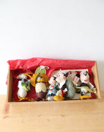 Vintage Disney 75th Christmas Seasons Greetings Felt Ornaments