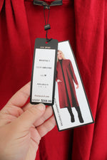 NEW MaxSport Simply Red Duster Cardigan | M