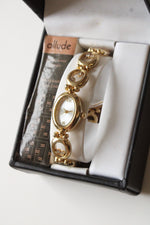 Allude Crystal Accent Bracelet Analog Watch