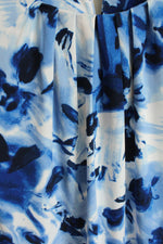 Calvin Klein Blue Floral Sleeveless Dress Top | S