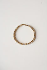 14K White & Yellow Gold Heart Link Bracelet