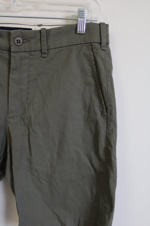 NEW Abercrombie & Fitch Olive Green 9" Inseam Shorts | 29