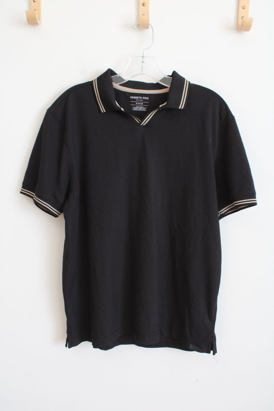 Kenneth Cole New York Black Polo Shirt | M
