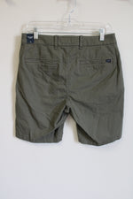 NEW Abercrombie & Fitch Olive Green 9" Inseam Shorts | 29