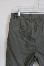 NEW Abercrombie & Fitch Olive Green 9" Inseam Shorts | 29