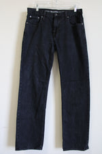 Old Navy Dark Wash Straight Jeans | 32X34