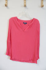 Kelly By Clinton Kelly Pink Long Sleeved Top | S