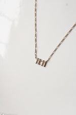 11.11 Angel Number Sterling Silver Necklace
