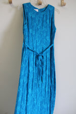 Sarah Elizabeth Vintage Blue Floral Maxi Dress | 10