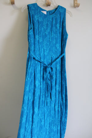 Sarah Elizabeth Vintage Blue Floral Maxi Dress | 10